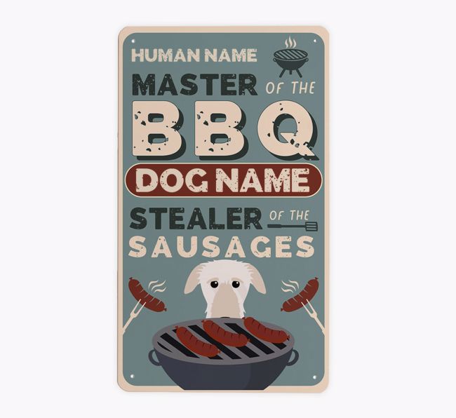 BBQ: Personalised {breedFullName} Metal Sign